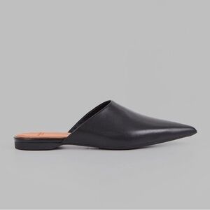 Vagabond Black Leather Mules